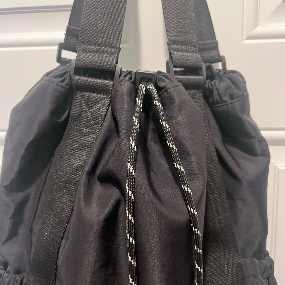 BEIS Sport Black Drawstring Backpack - Picture 3 of 5